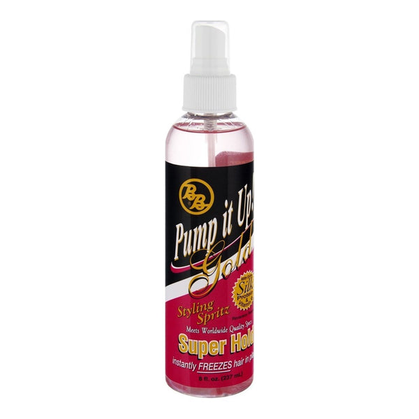 Bronner Brothers Pump It Up! Styling Spritz Gold 55% Alcohol