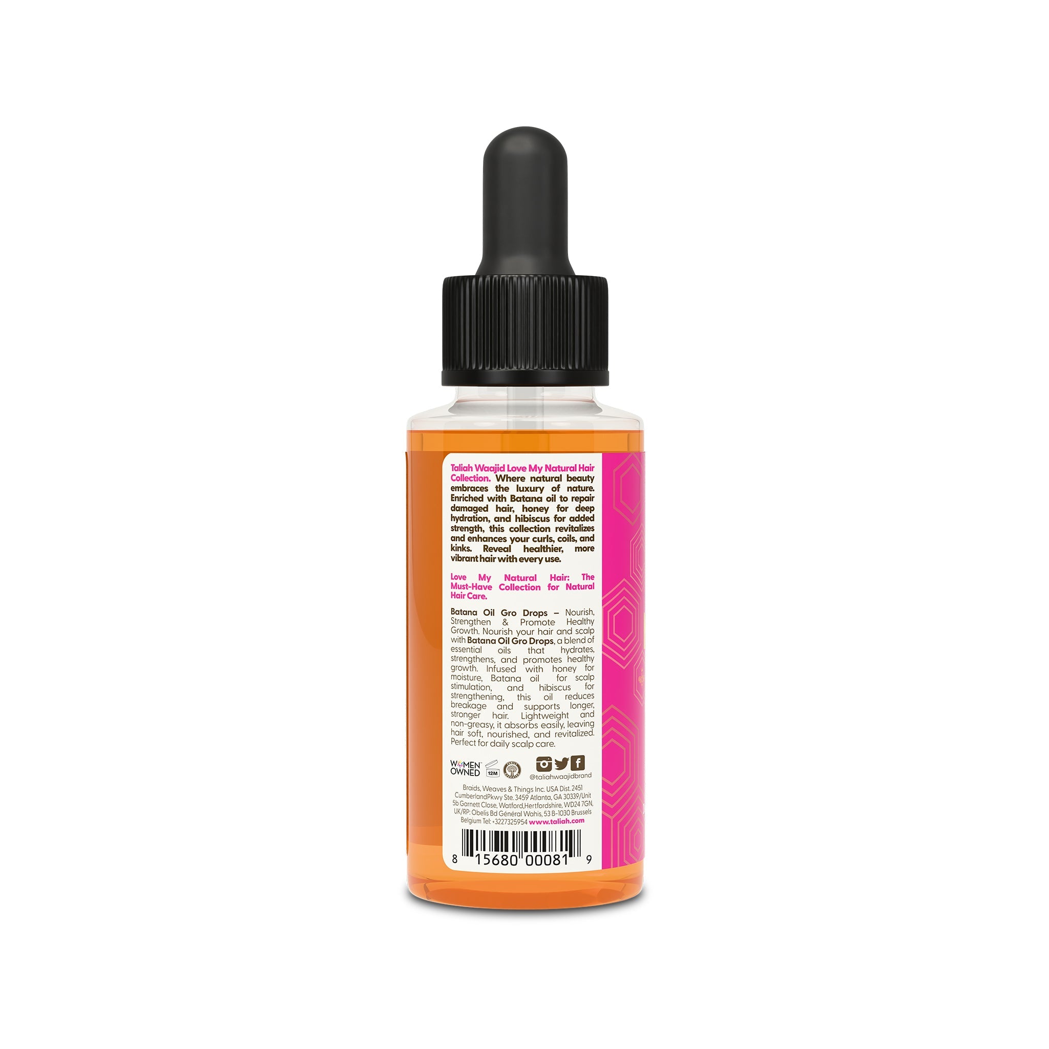 Taliah Waajid Love My Natural Hair Batana Oil Gro Drops
