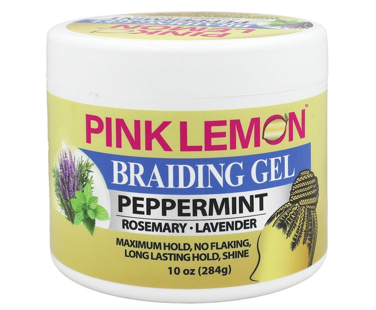 Pink Lemon Braiding Gel - Peppermint 10oz