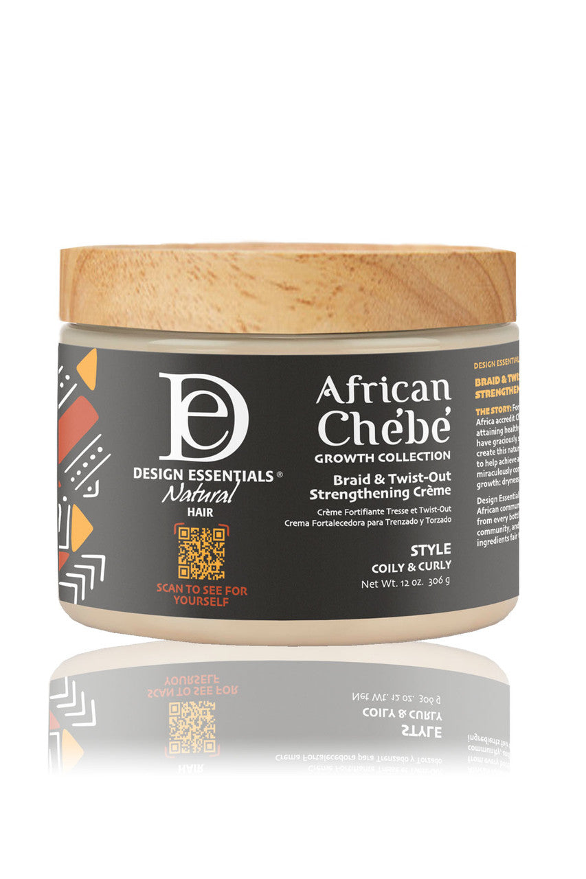 Design Essentials African Chebe Braid & Twist-Out Strengthening Cream