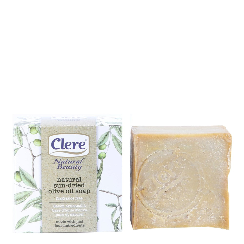 Clere Natural Sun Dried Olive Oil Soap