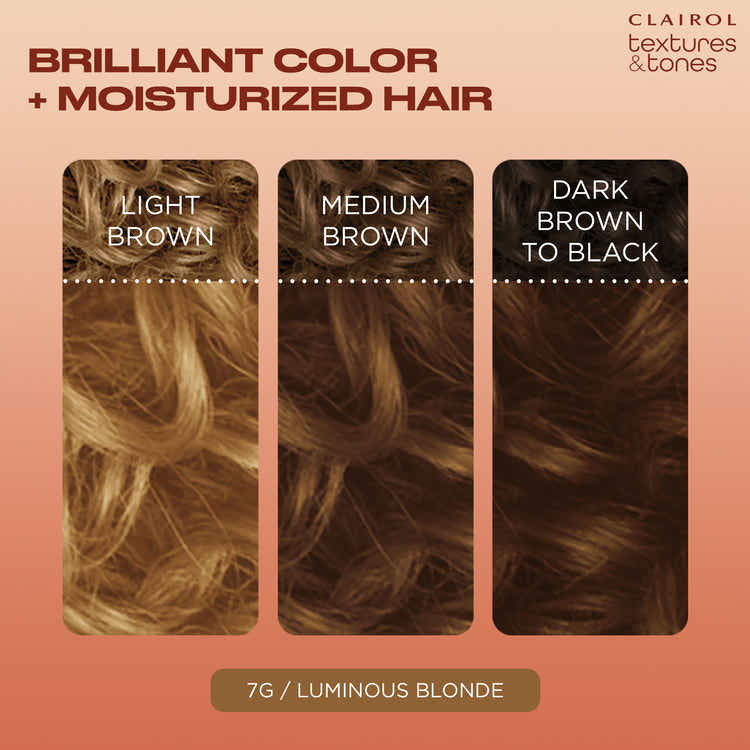 Clairol Textures & Tones Hair Color - 7G Luminous Blonde
