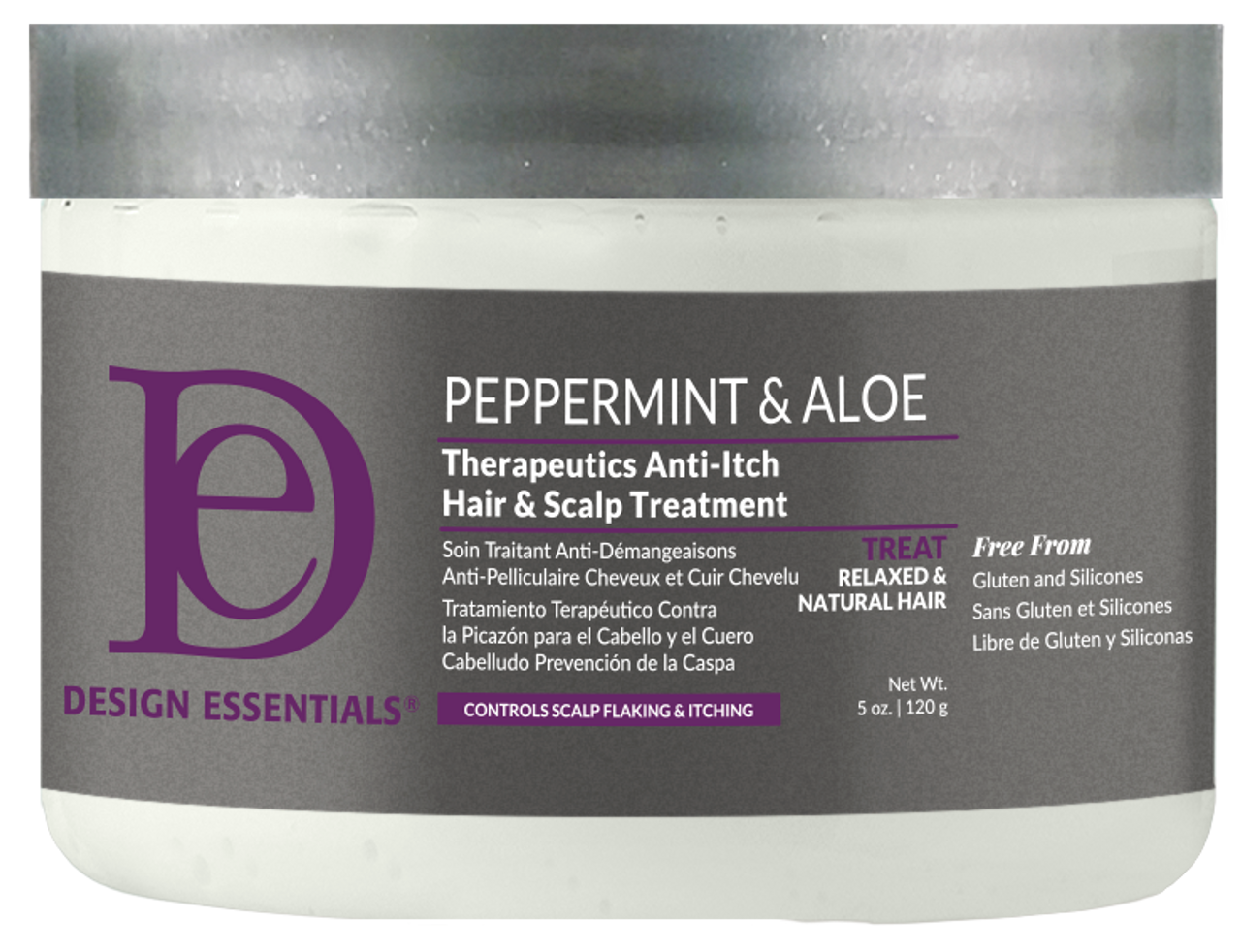 Design Essentials Peppermint & Aloe Therapeutics Anti-Itch Hair & Scalp Treatment