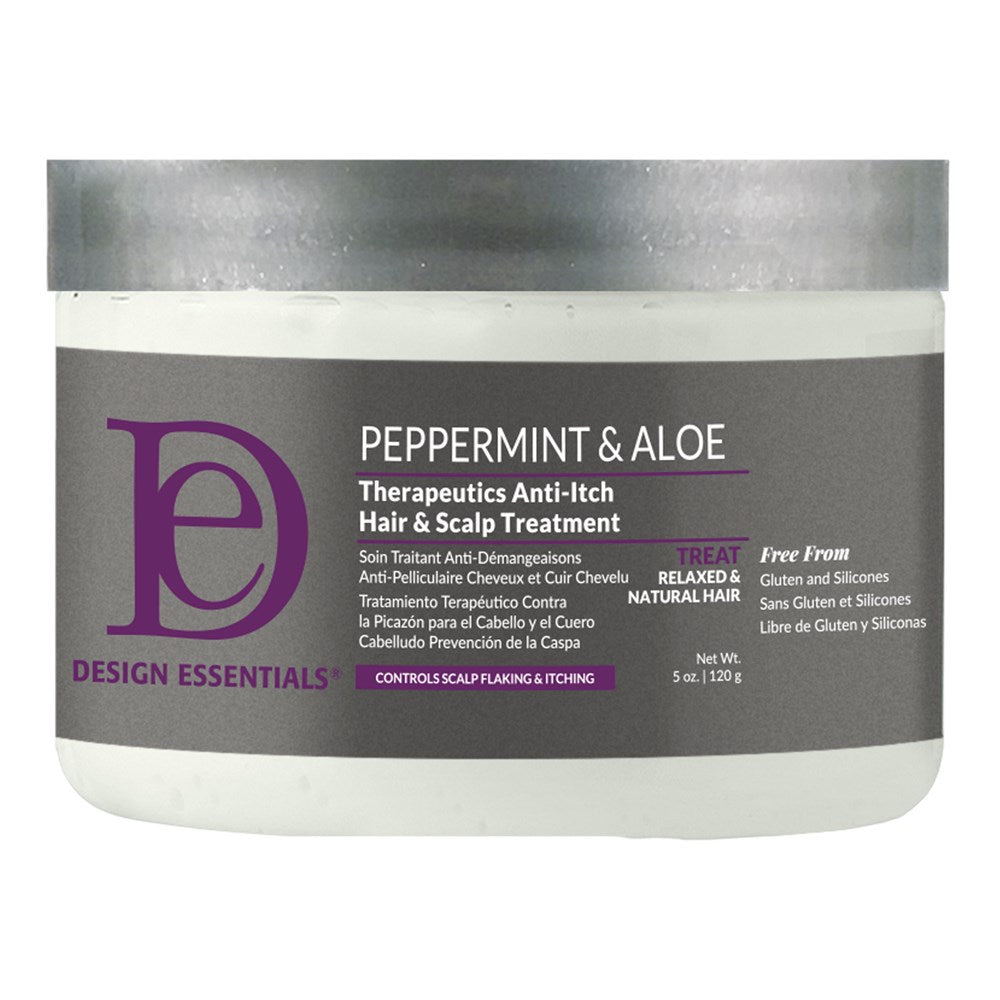 Design Essentials Peppermint & Aloe Therapeutics Anti-Itch Hair & Scalp Treatment