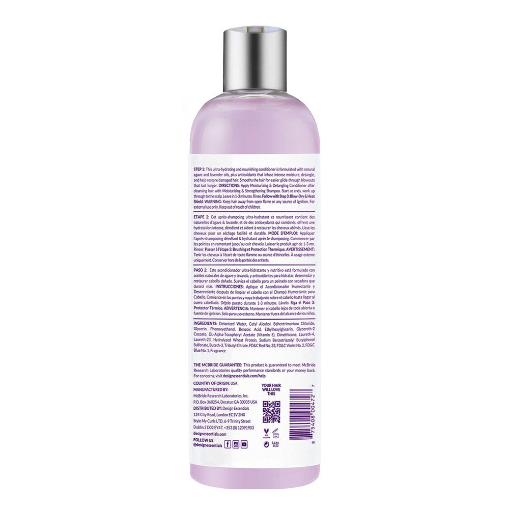 Design Essentials Agave & Lavender Moisturizing & Detangling Conditioner