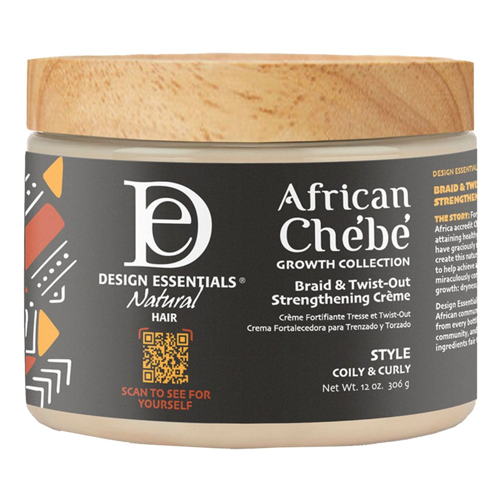 Design Essentials African Chebe Braid & Twist-Out Strengthening Cream