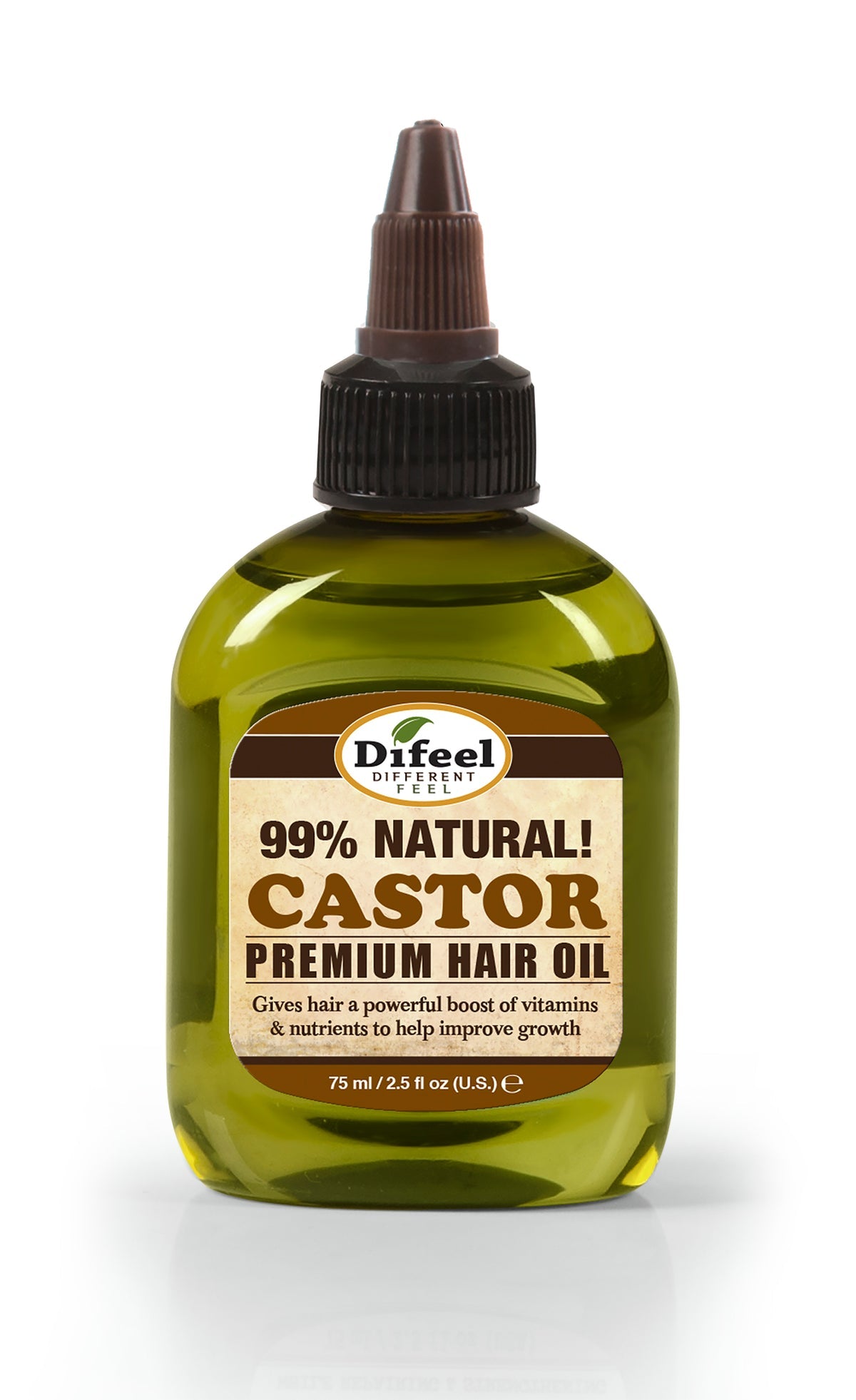 Difeel Premium Natural Hair Oil - Castor Oil 2.5oz