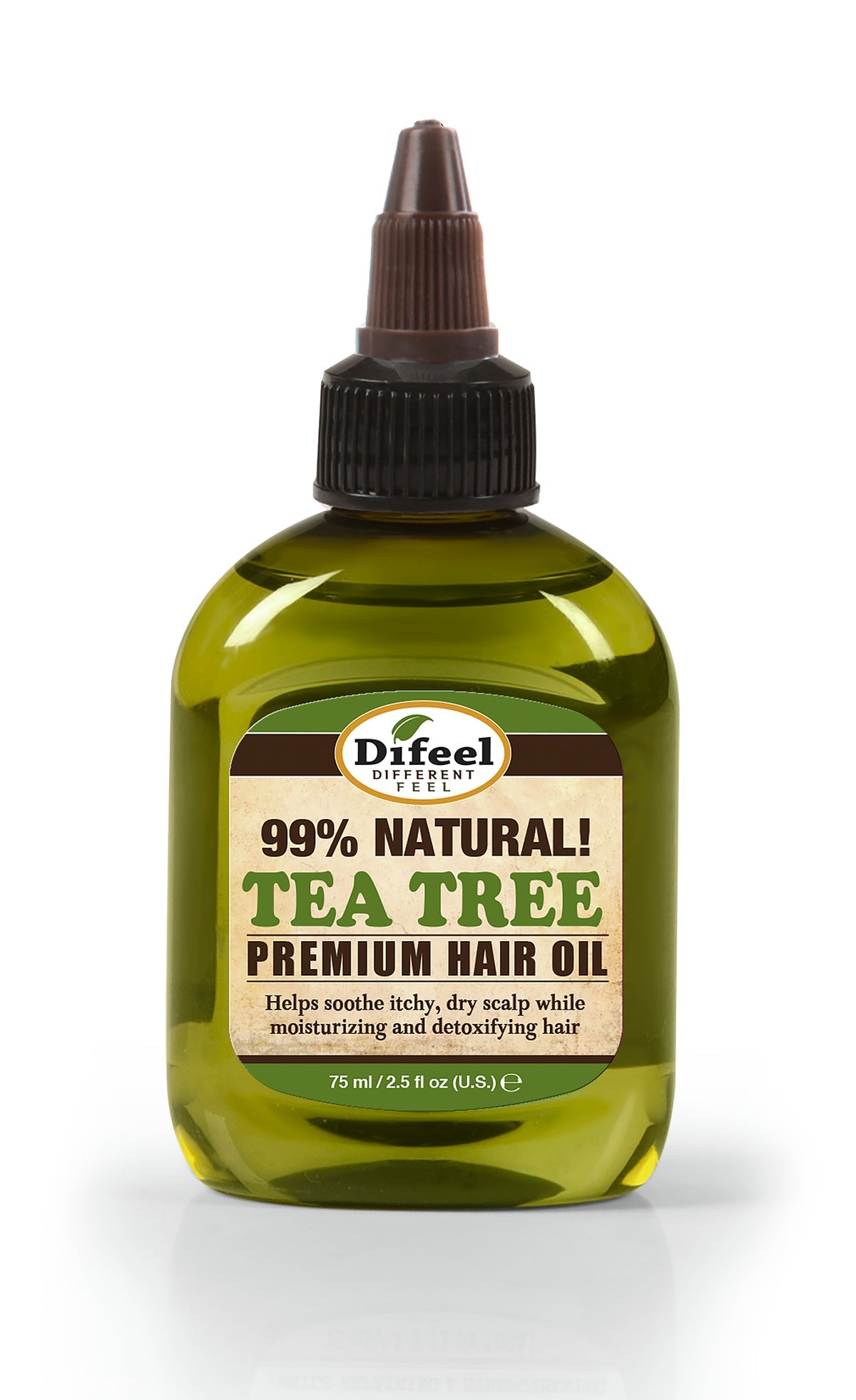 Difeel Premium Natural Hair Oil - Tea Tree Oil 2.5oz