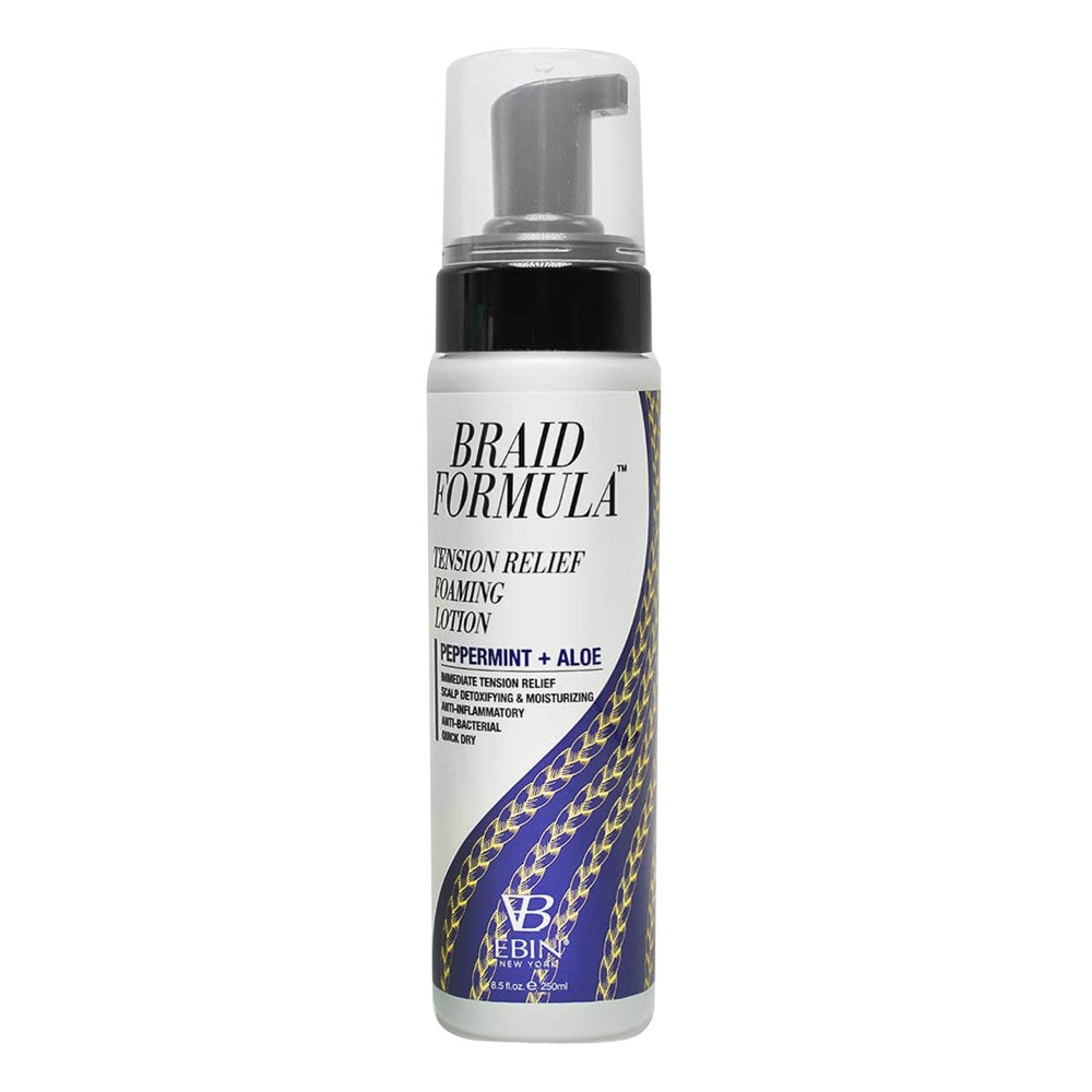 EBIN Braid Formula Tension Relief Foaming Lotion - Peppermint + Aloe