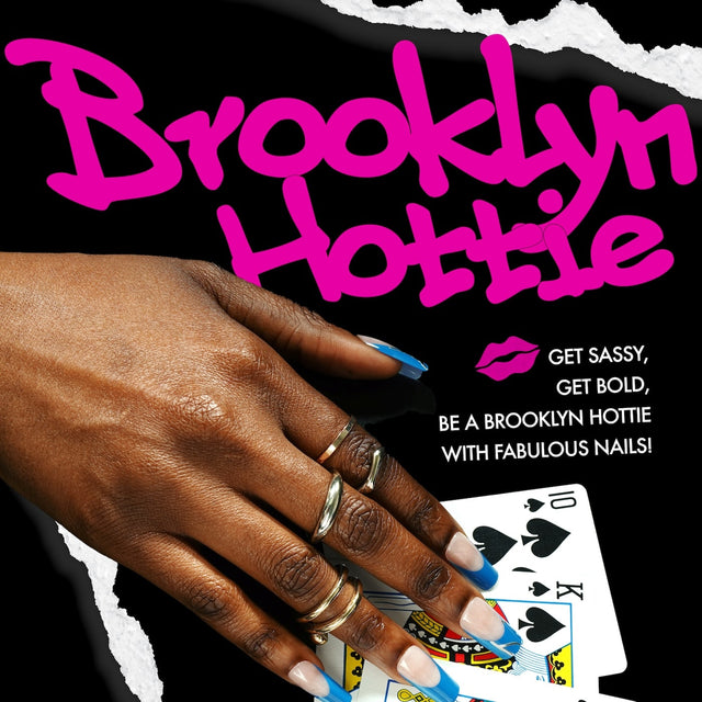 EBIN Press-On Nails Brooklyn Hottie #N3DB008 Long