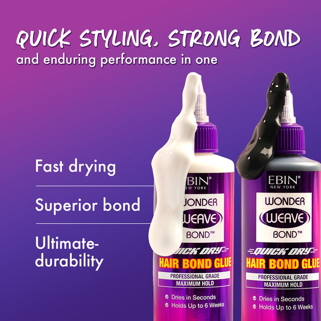 EBIN Wonder Weave Bond Hair Bond Glue - Black