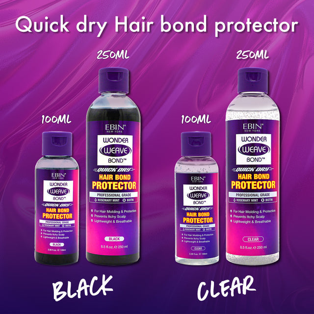 EBIN Wonder Weave Bond Hair Protector - Black