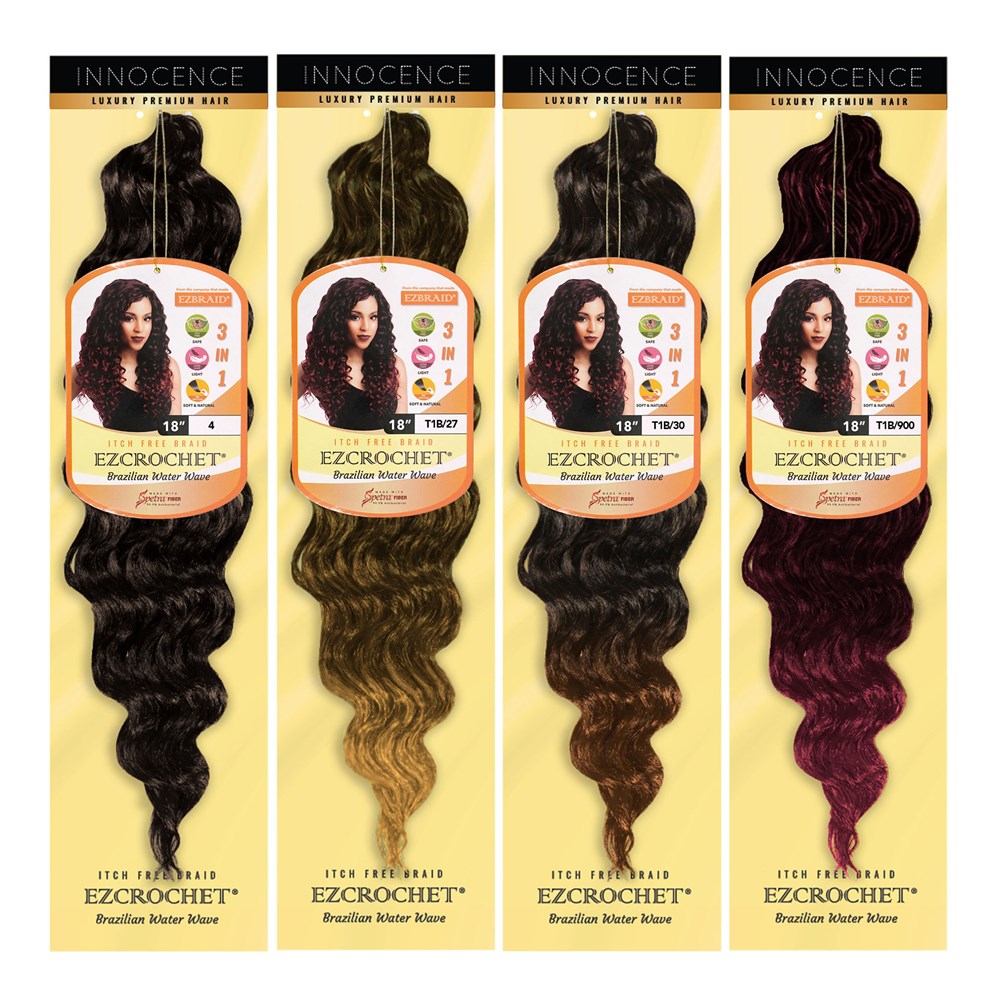 EZBRAID Ezcrochet Brazilian Water Wave Braid 18"