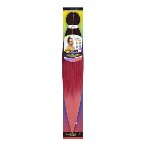 EZBRAID Rainbow 3-Tone Color Pre-Stretched Braid 30"