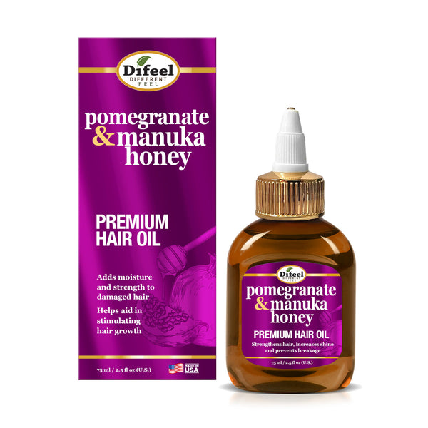 Difeel Pomegranate & Manuka Honey Premium Hair Oil 2.5oz