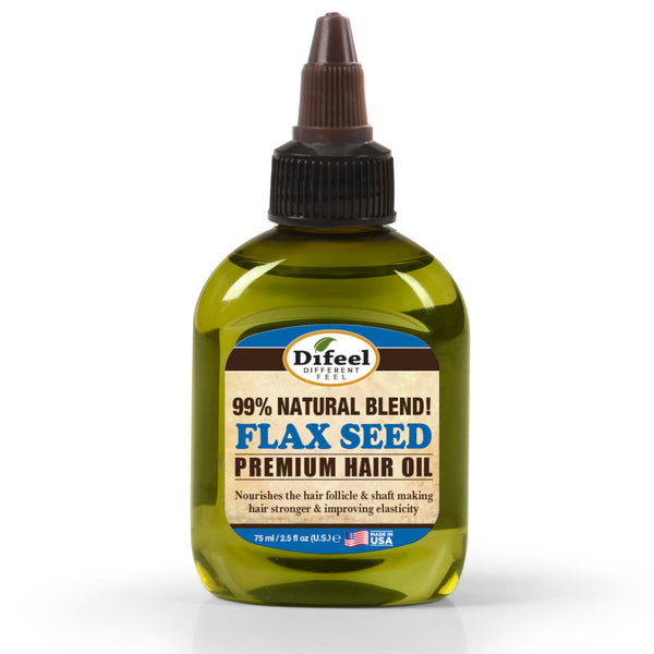 Difeel Premium Natural Hair Oil - Flax Seed