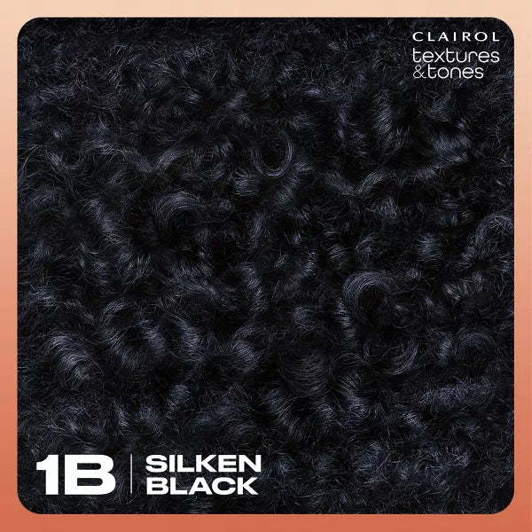 Clairol Textures & Tones Hair Color - 1B Silken Black