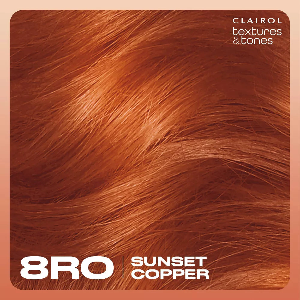 Clairol Textures & Tones Hair Color - 8RO Sunset Copper