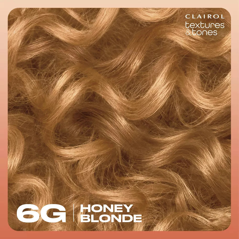 Clairol Textures & Tones Hair Color - 6G Honey Blonde