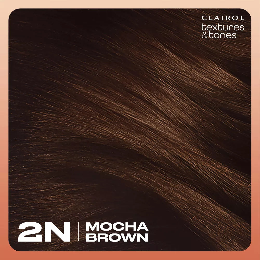 Clairol Textures & Tones Hair Color - 2N Mocha Brown