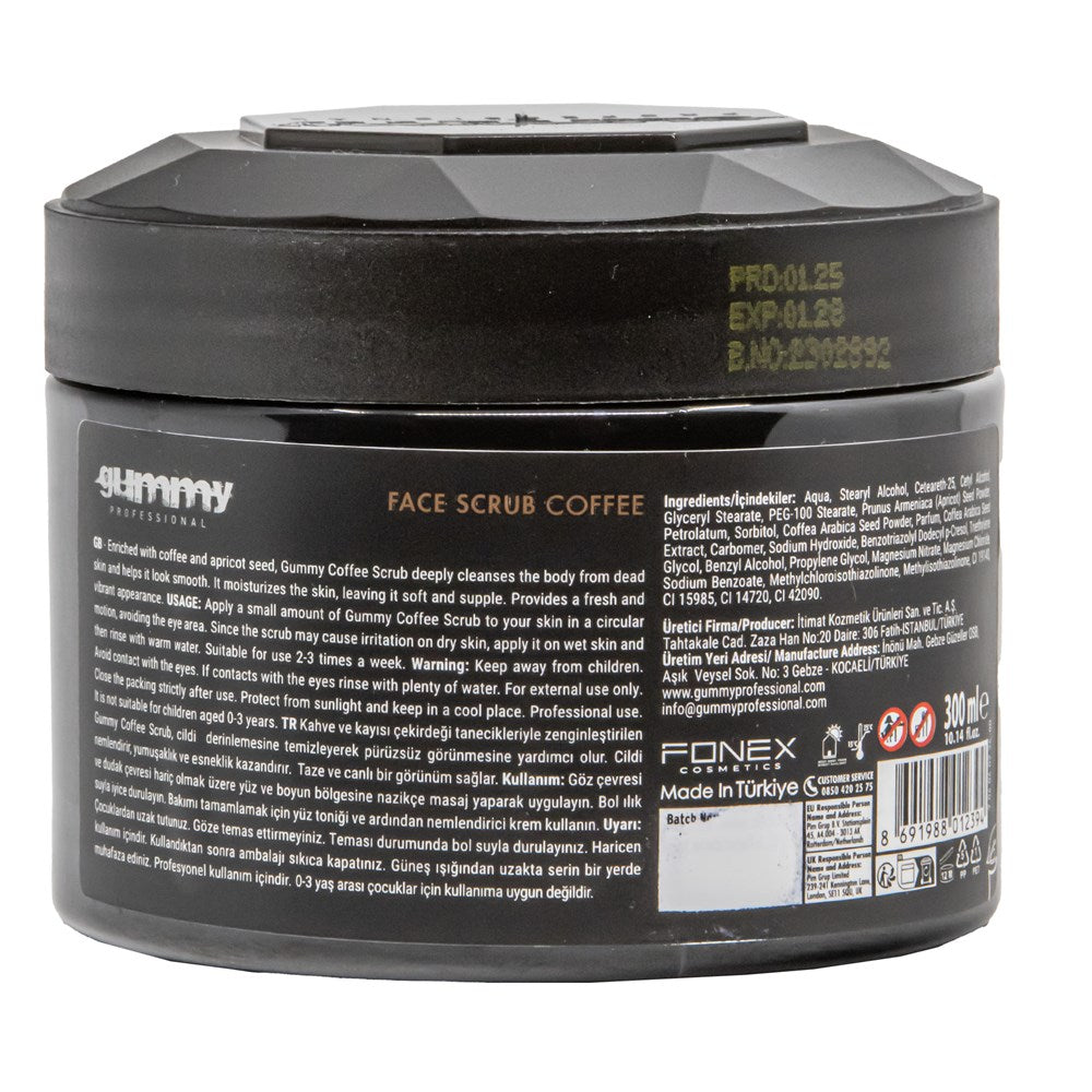 Gummy Professional Face Scrub - Coffee