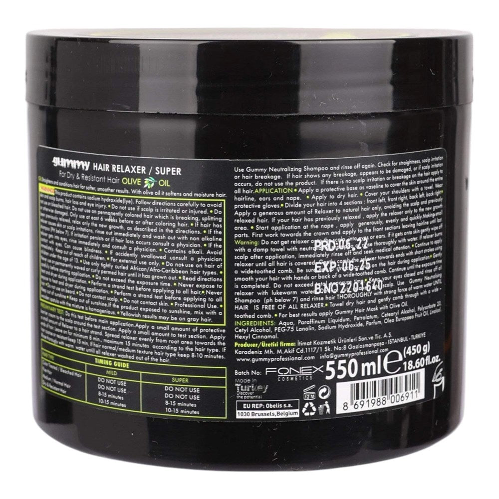 Gummy Professional Hair Relaxer - Super