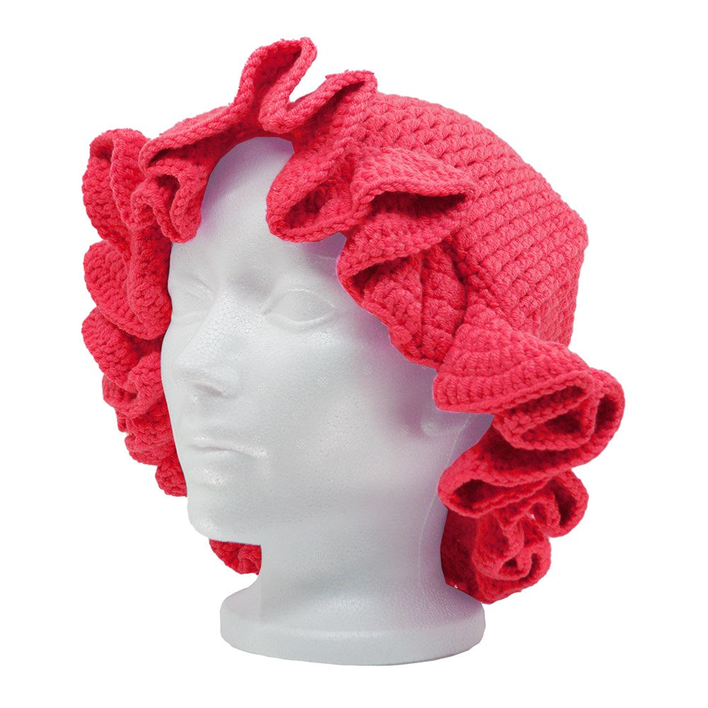 Buy red Handmade Knitted Bucket Hat