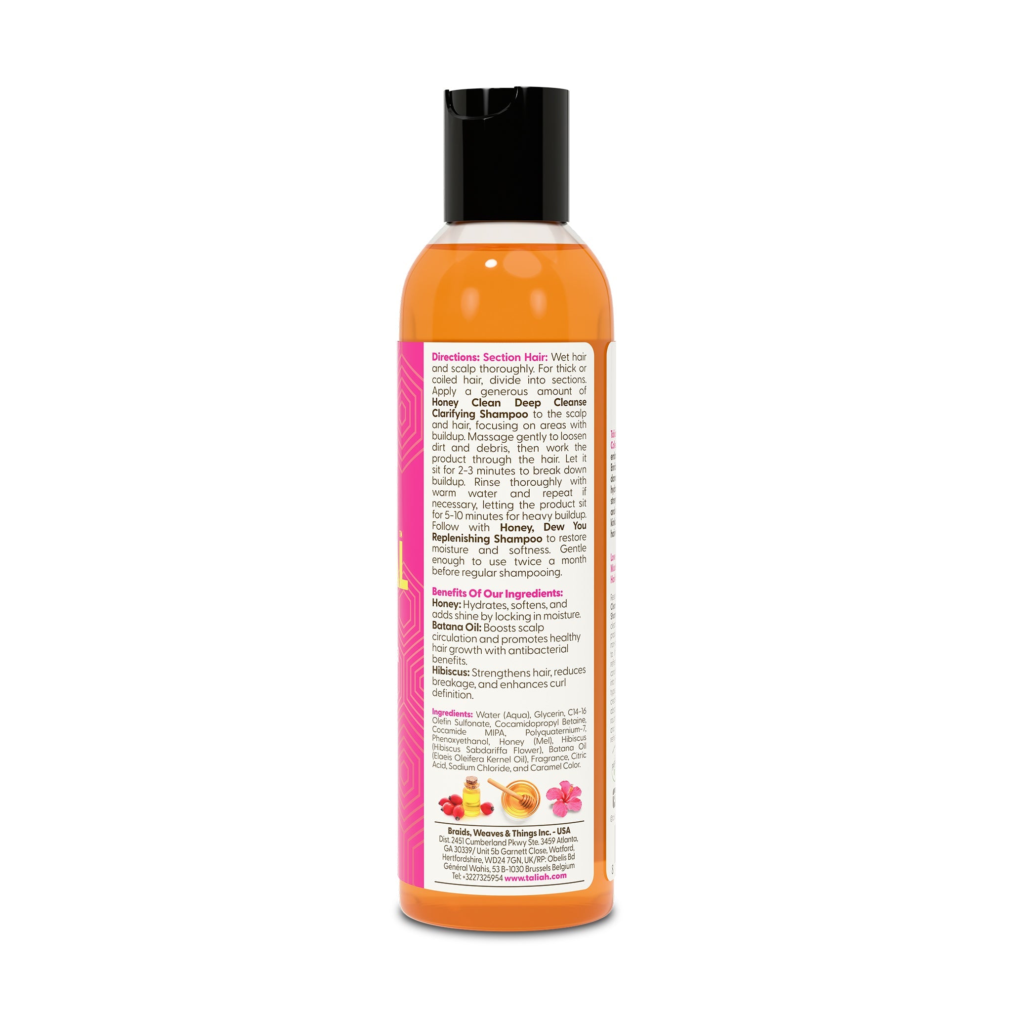 Taliah Waajid Love My Natural Hair Honey Clean Deep Cleanse Clarifying Shampoo