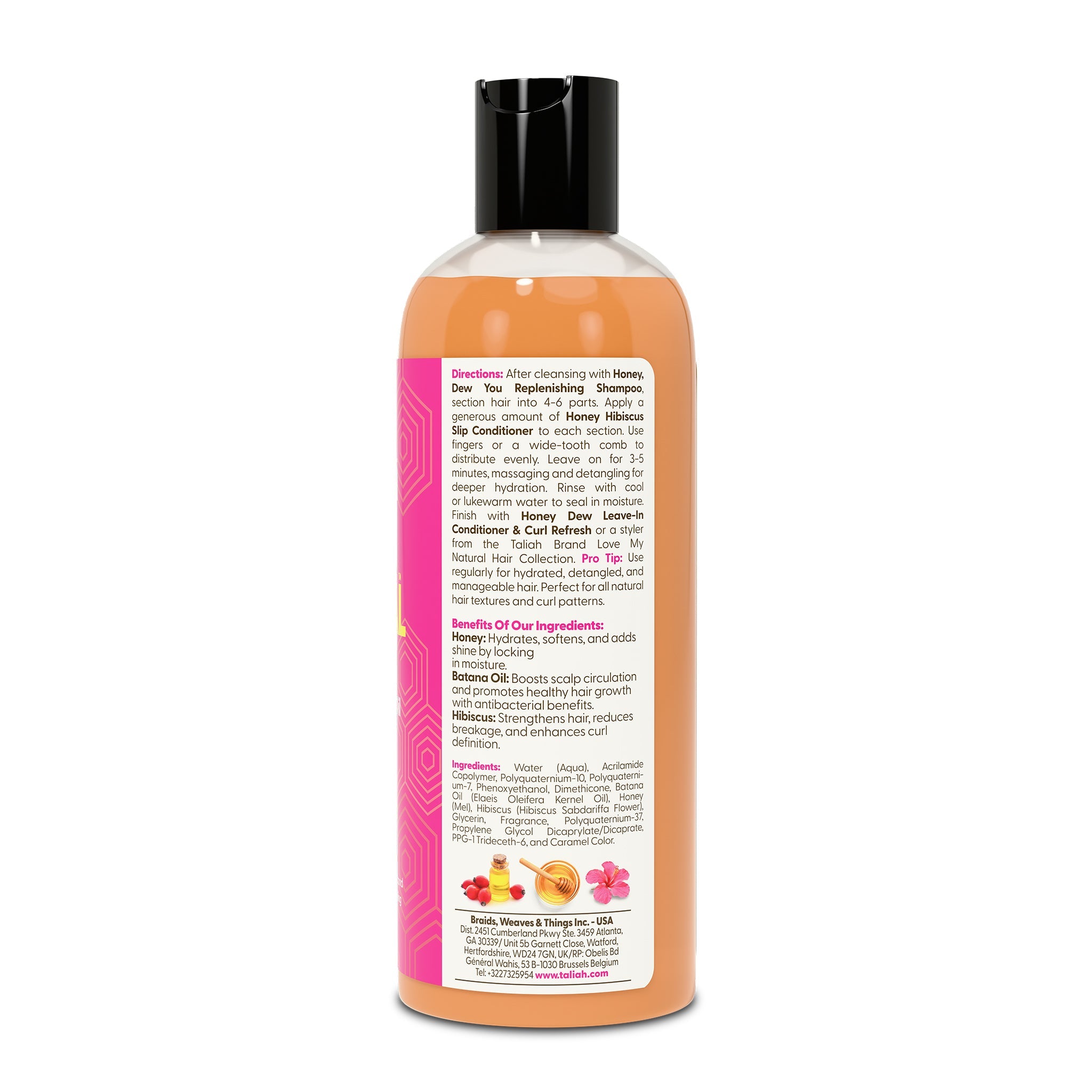 Taliah Waajid Love My Natural Hair Honey Hibiscus Slip Conditioner