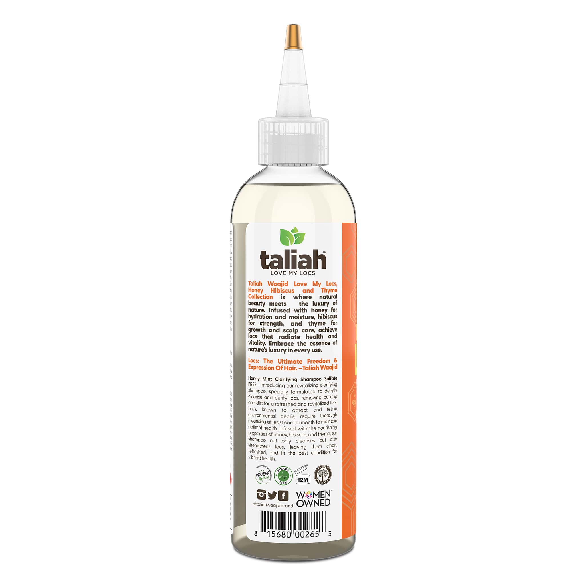 Taliah Waajid Love My Locs Honey Mint Clarifying Shampoo Sulfate Free