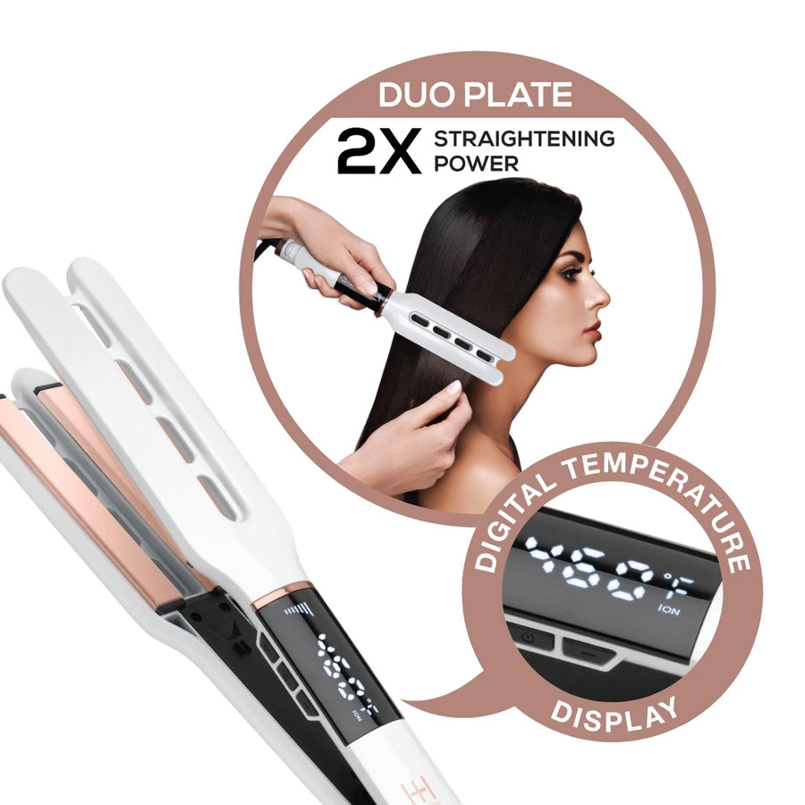 Hot & Hotter Dual Plate Digital Straightener #5939