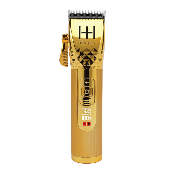 Hot & Hotter Professional Lithium Cordless Clipper - Gold #5785