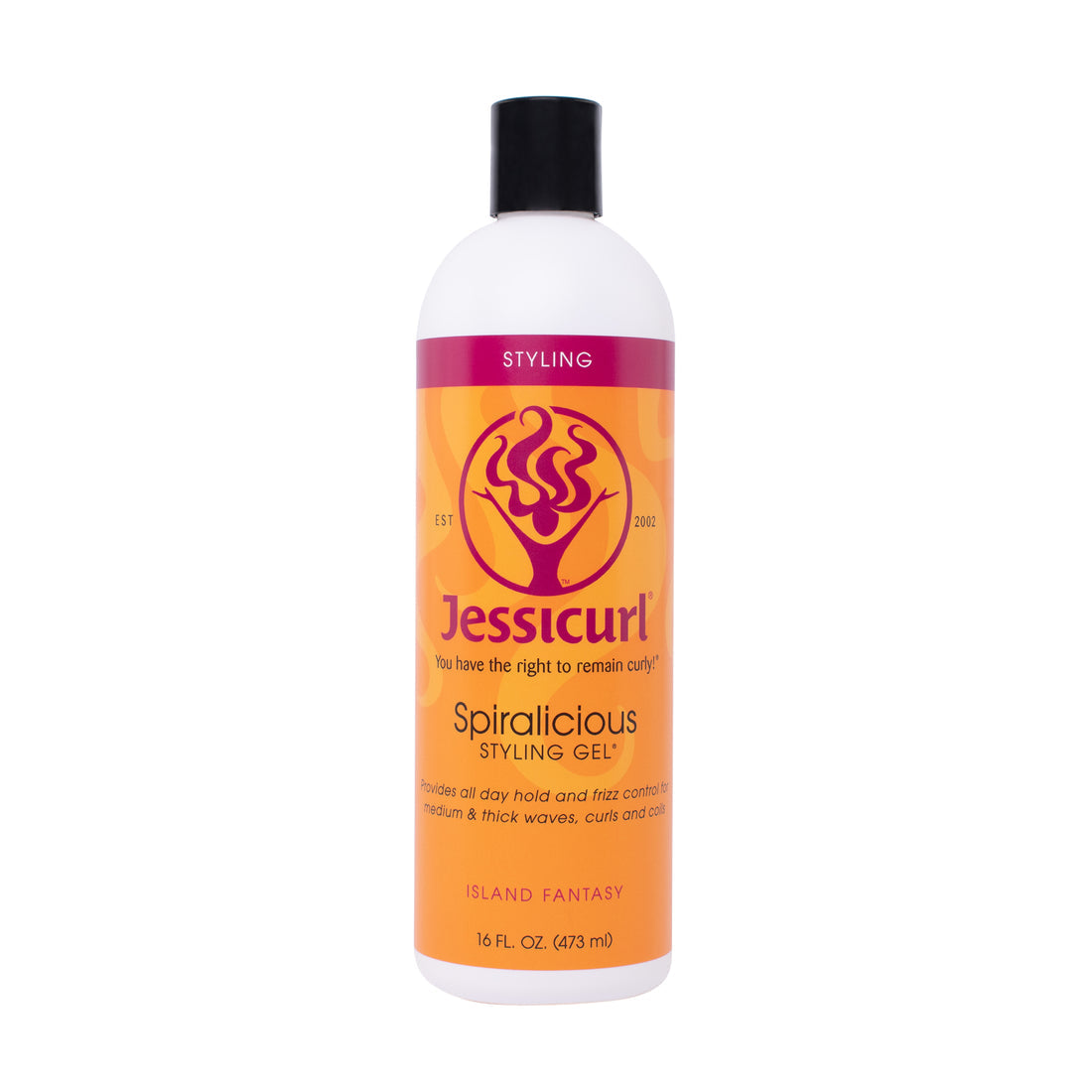 Jessicurl Spiralicious Styling Gel 16oz Island Fantasy