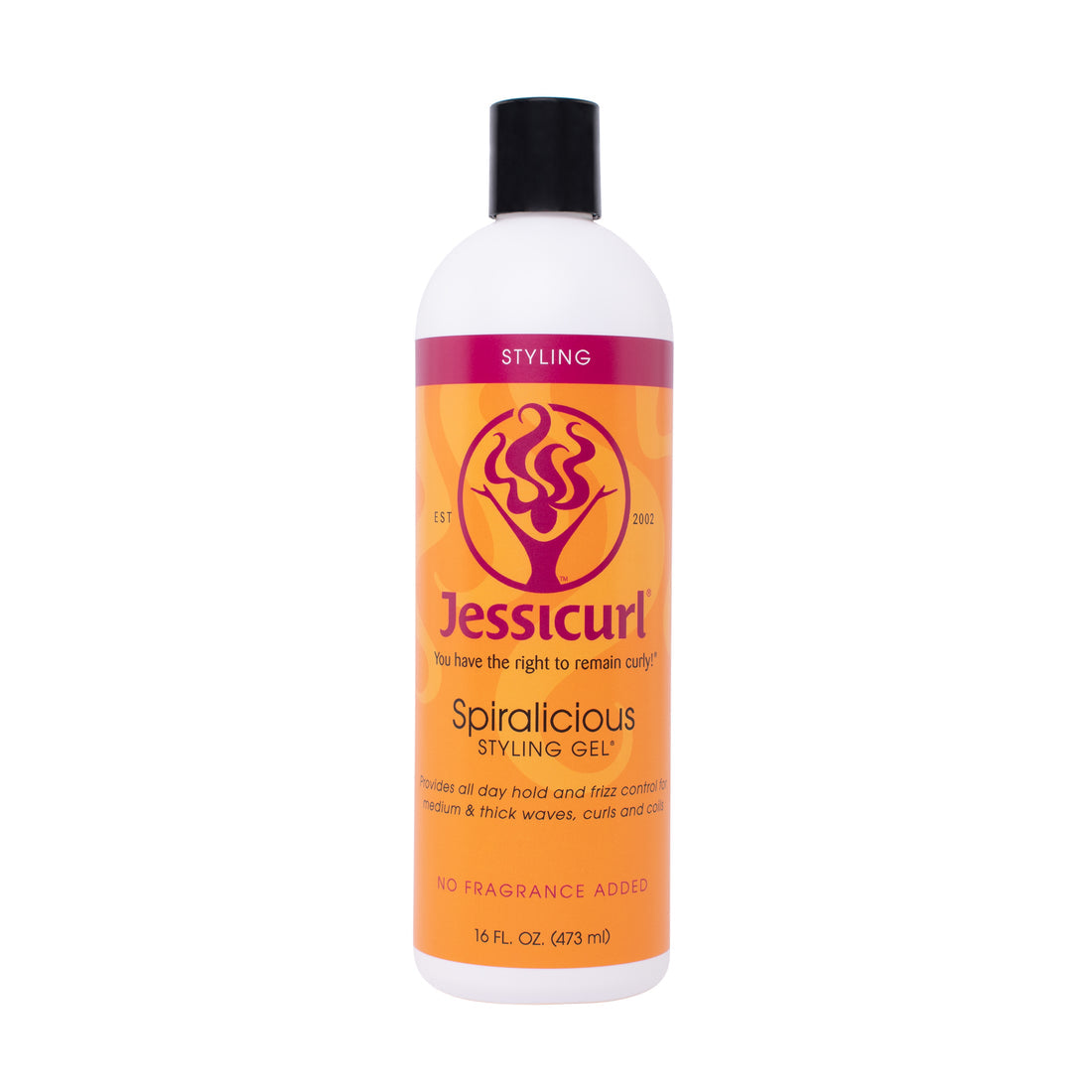 Jessicurl Spiralicious Styling Gel No Fragrance 16oz