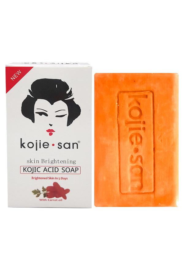 Kojie San Skin Brightening Kojic Acid Soap  w/ Carrot Oil