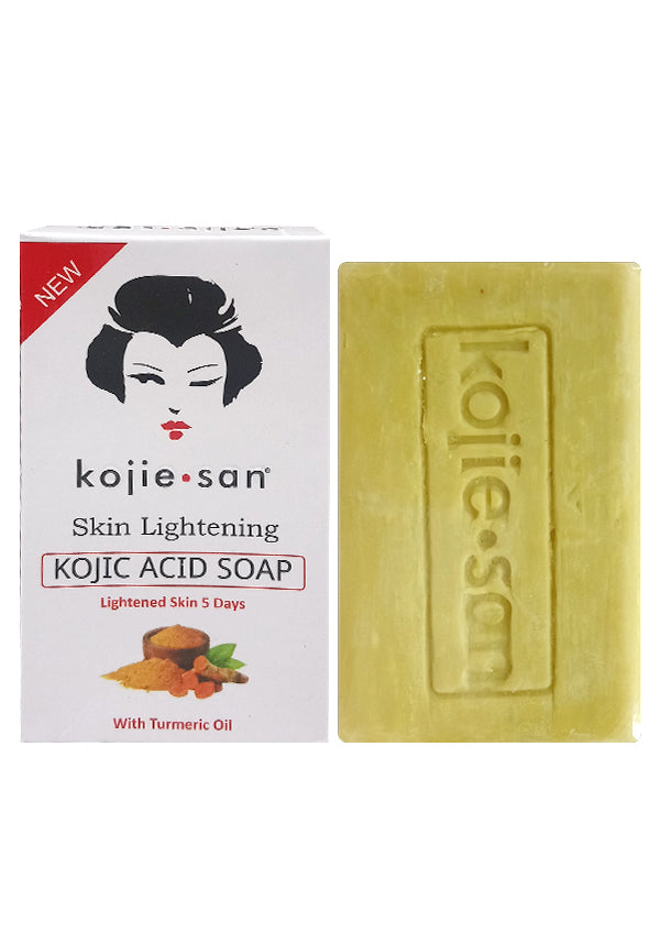 Kojie San Skin Brightening Kojic Acid Soap  w/ Turmeric Oil