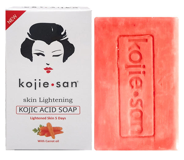 Kojie San Skin Lightening Kojic Acid Soap  w/ Carrot Oil
