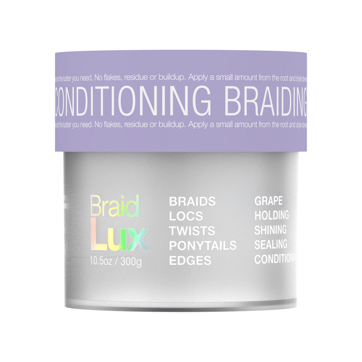 Lux Collection Braid Lux 48hrs Braiding Gel - Grape 10.5oz