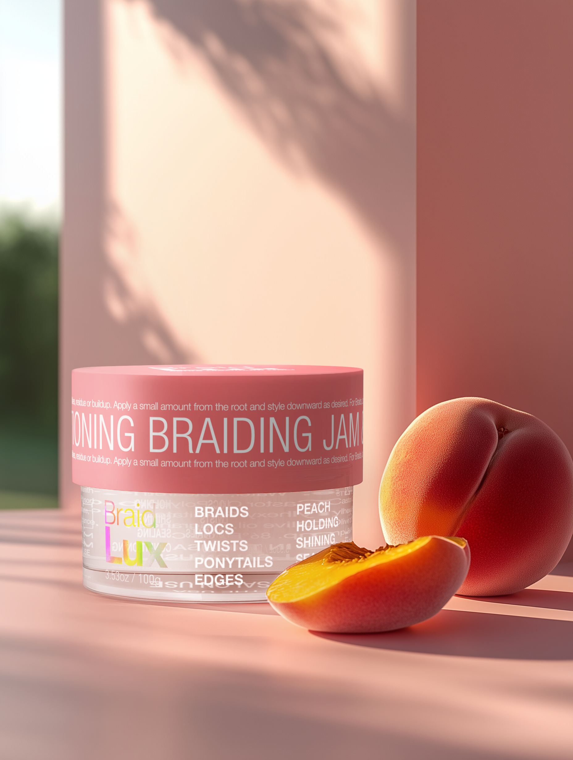 Lux Collection Braid Lux 48hrs Braiding Gel - Peach