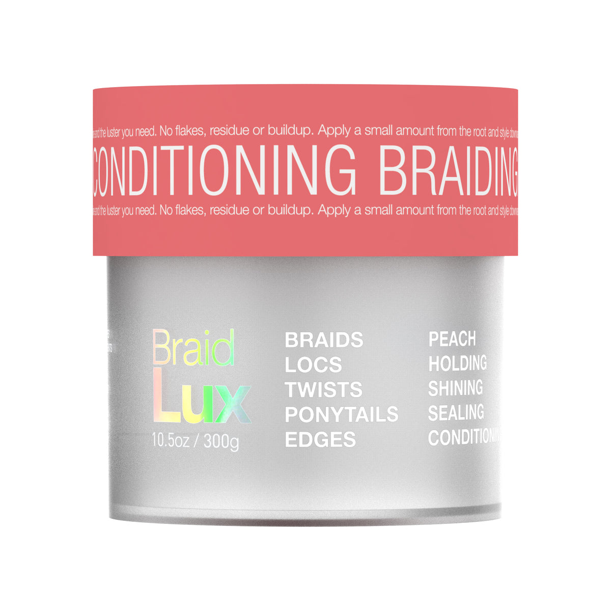 Lux Collection Braid Lux 48hrs Braiding Gel - Peach 10.5oz