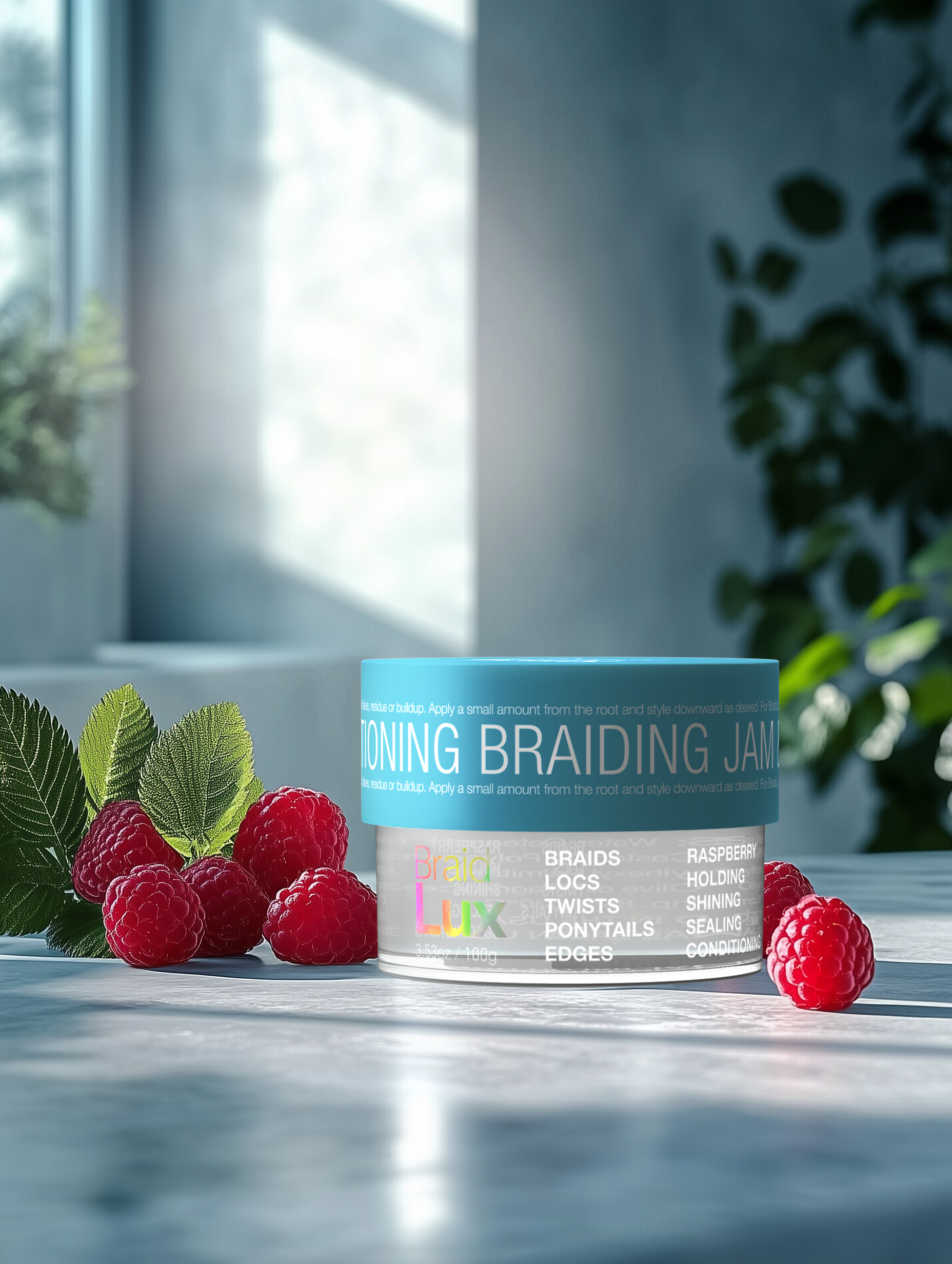 Lux Collection Braid Lux 48hrs Braiding Gel - Raspberry