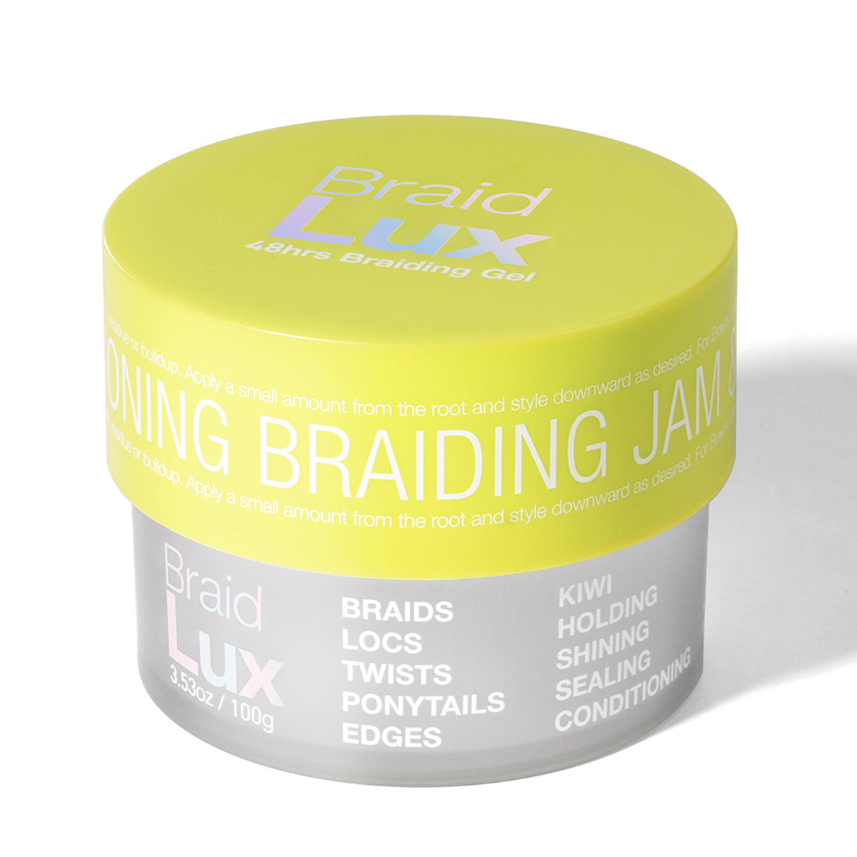 Lux Collection Braid Lux 48hrs Braiding Gel - Kiwi 3.53oz