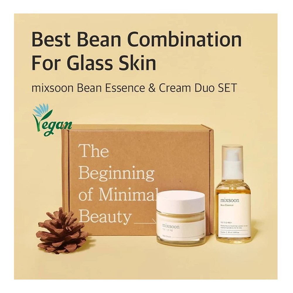 Mixsoon Bean Essence & Cream Duo Set