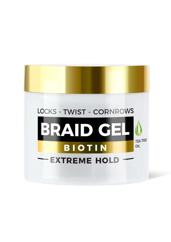 NK Tyche Braid & Lock Gel Biotin - Extreme Hold 16.9