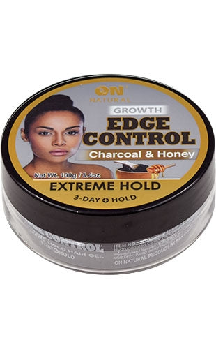 ON Natural 3 Day+ Hold Edge Control Extreme Hold - Charcoal & Honey