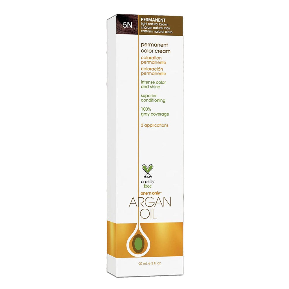 One 'n Only Argan Oil Permanent Hair Color - 5N Light Natural Brown