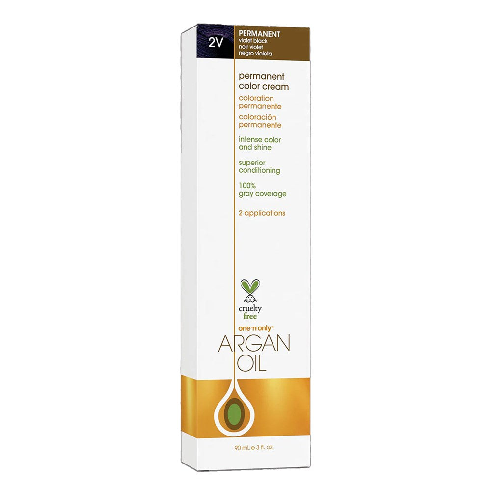 One 'n Only Argan Oil Permanent Hair Color - 2V Violet Black