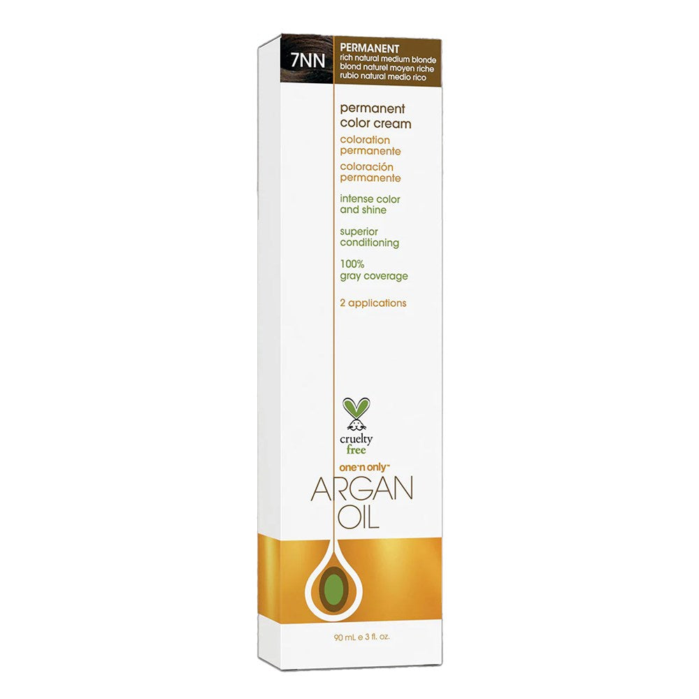 One 'n Only Argan Oil Permanent Hair Color - 7NN Rich Natural Medium Blonde