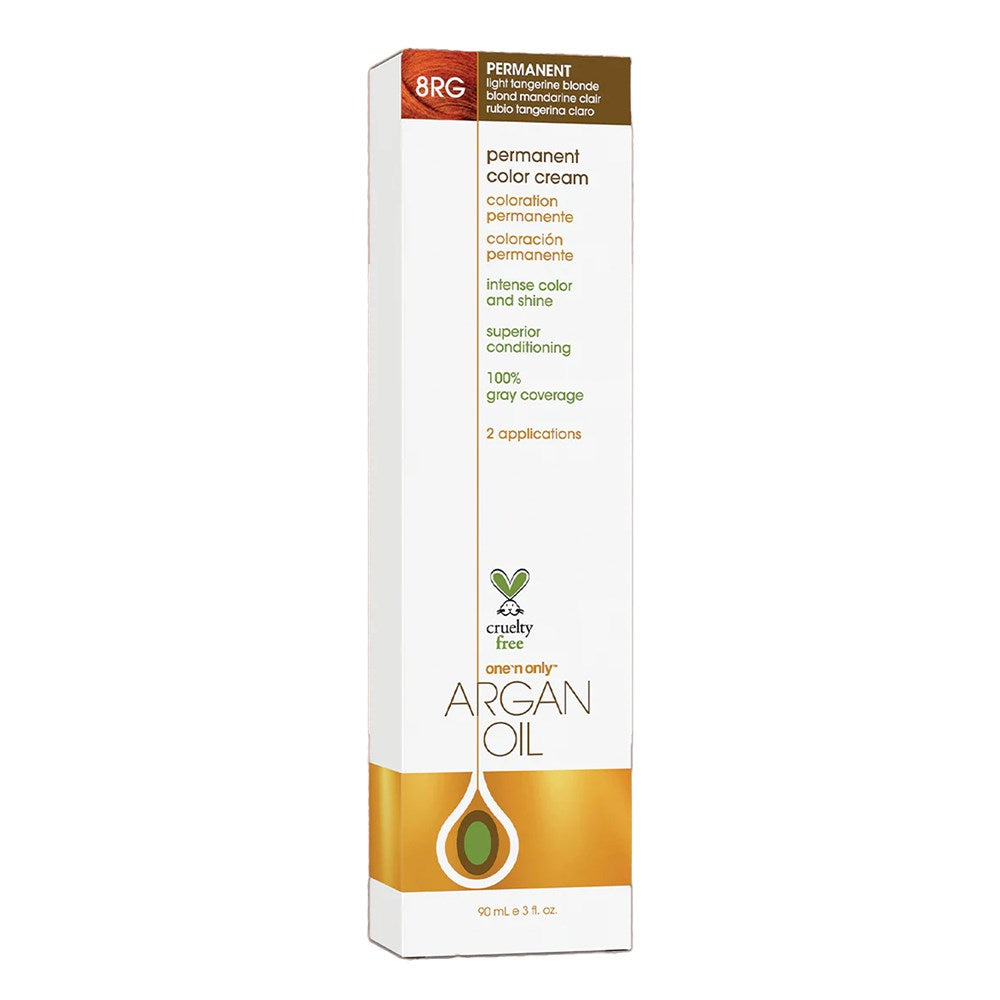 One 'n Only Argan Oil Permanent Hair Color - 8RG Light Tangerine Blonde