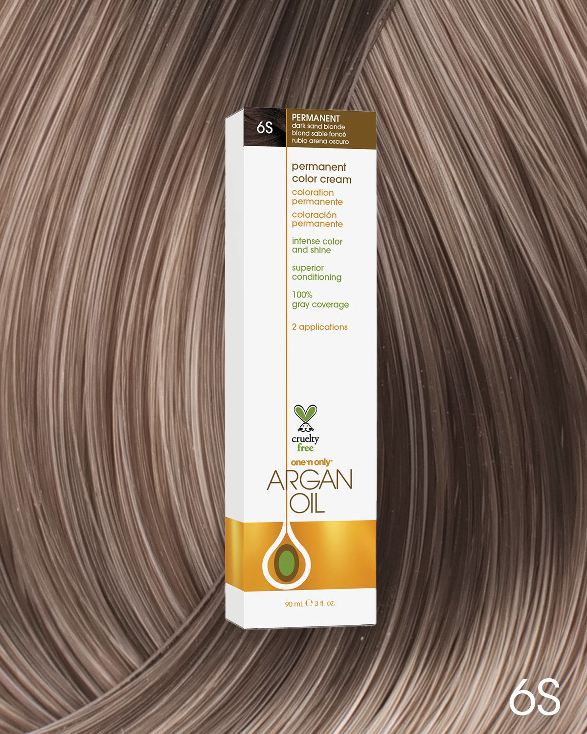 One 'n Only Argan Oil Permanent Hair Color - 6S Dark Sand Blonde